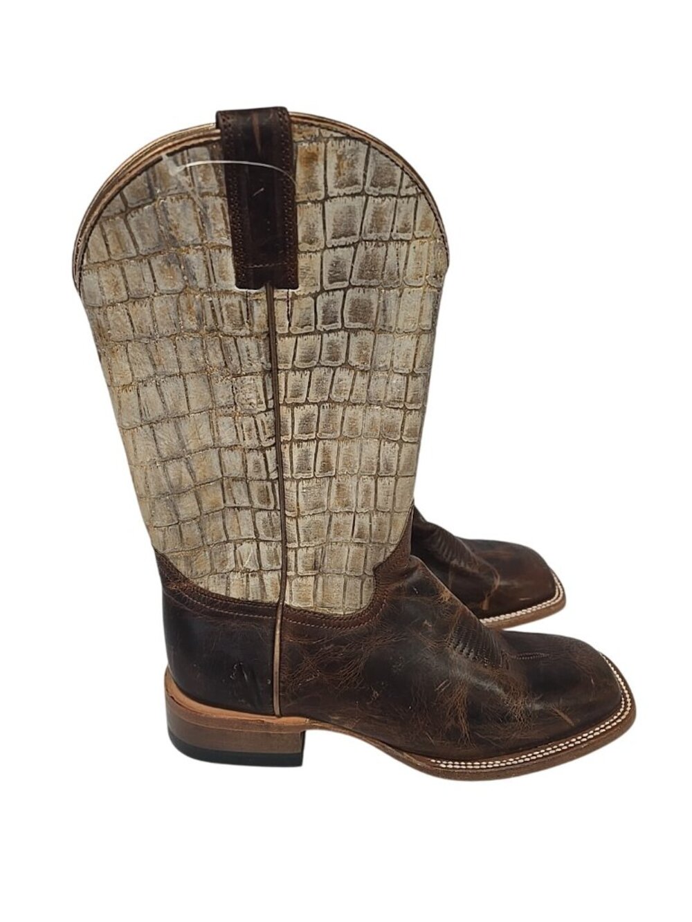 Shyanne Women's Wilder Western Boot Wide Square Toe -Bbshysp20p6-2 Brown 8.5M - Picture 2 of 8